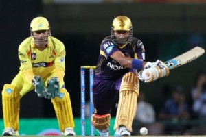 Uthappa felt that the wicket was spin-friendly and had bounce, which made it good for batting, but losing wickets at frequent intervals hurt Kolkata. © BCCI