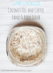 Two-Ingredient Hand Scrub via Hometalker Cupcakes and Crinoline