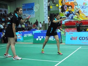 Jwala Gutta and Ashwini Ponnappa.