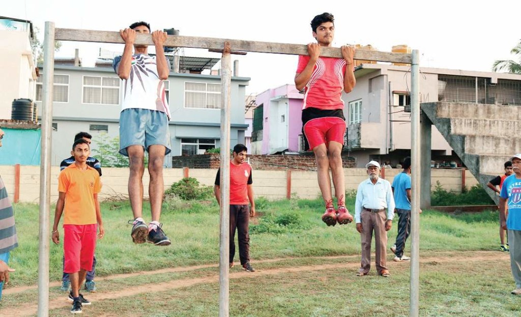 Youths being trained for defence forces in Kushalnagar | Express